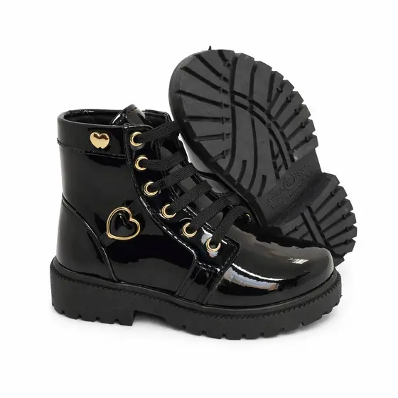 Bota Infantil Menina Coturno Infantil Feminina