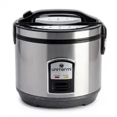 Panela De Arroz Elétrica 10 Xícaras Tampa de Vidro Inox Unitermi 127V ou 220V