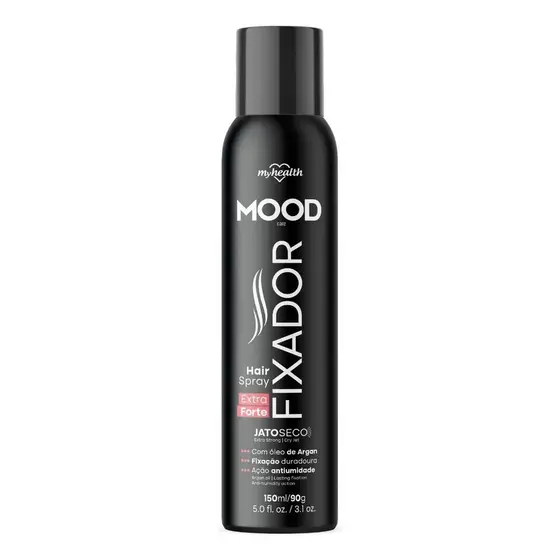 Fixador de Cabelo Hair Spray Mood AE Extra Forte 150ml Mood
