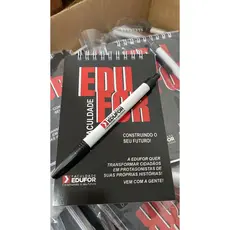 200 Blocos Personalizados + canetas Personalizadas