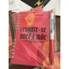 25 kits Agendinhas com canetas personalizadas TAM 10x15