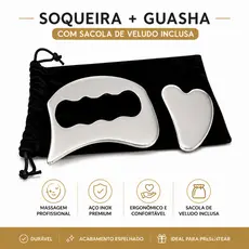 Liberação Miofascial Soqueira Guasha Iastm Soco Aço Inox Instrumento Massagem Linfática Circulação