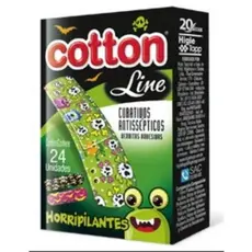 Curativo Infantil Horripilantes Cotton Line 24 Unidades