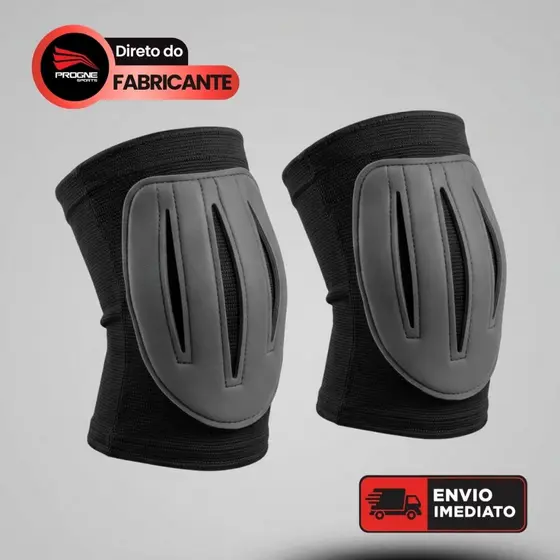 Joelheira Adulto Feltro Proteção Volei Futsal Lutas Treinos - Progne Sports - Protecao Articular Absorcao Impacto