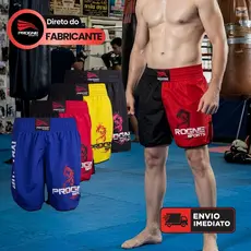 SHORTS MUAY THAI MASCULINO PREMIUM - LUTA TREINO BOXE MMA - PROGNE SPORTS