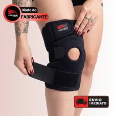 JOELHEIRA COMPRESSÃO ORTOPÉDICA AJUSTÁVEL ESTABILIZADORA ORIFÍCIO PATELAR – PROGNE SPORTS