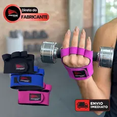 Luvas Treino Mini Palma Neoprene Premium Progne Sports - Proteção Academia Musculação Funcional Crossfit Calistenia
