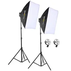 Softbox Iluminação TUDOPRAFOTO 50x70 com Soquete para 5 Lâmpadas
