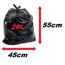 SACO para lixo 20LITROS PACOTE COM 100 UNIDADES
