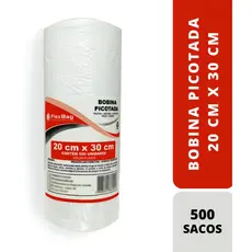 Bobina 30x40 Picotada Reforçada para 3KG