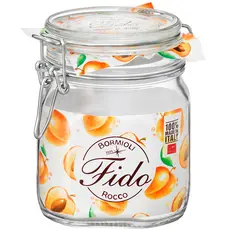 Pote Hermético de Vidro 750ml Conserva Fido Bormioli Rocco Italiano