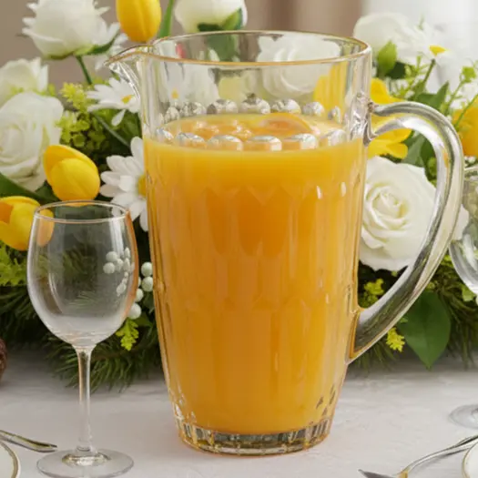 Jarra de Vidro Majestic Clear 1,3L Mimo Style Elegante Resistente Suco Chá Leite Água