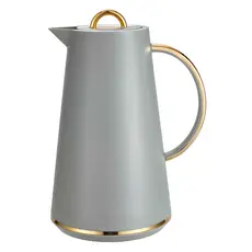 Garrafa Térmica Elegante Samira 1l Cor Cinza Para Café Chá Água