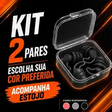 Protetor De Ouvido Natacao Dormir Banho Auricular Antiruído Tampão Auricular De SiliconePara Natação