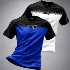 Kit 2 Camisetas Dry Fit Masculina Blusa Gym Cross Fit Academia Treino Esportiva Premium