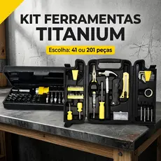 Kit Ferramentas Completo 241 Peças Com Catraca Reversível Soquetes e Bits Maleta