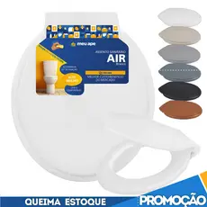 Assento Sanitário Tampa Vaso Redondo Oval Universal Basico Deca Celite Icasa Logasa Incepa Air