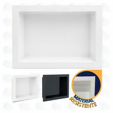 Nicho Para Banheiro e Cozinha Embutir 30X40 Alto Brilho Resistente Alta Densidade