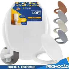 Assento Sanitário Tampa Vaso Oval Redondo Loft Deca Incepa Logasa Celite Icasa Lorenzetti
