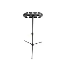 Suporte Descanso Para 08 Microfones Saty - SDM08 (Com ou Sem Fio)