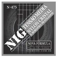 Encordoamento Nig De Nylon Para Violão com Bolinha N475
