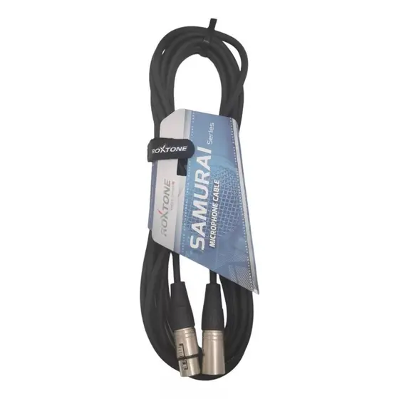 Cabo Xlr Macho Para Xlr Fêmea Roxtone Smxx200l5 5 Metros