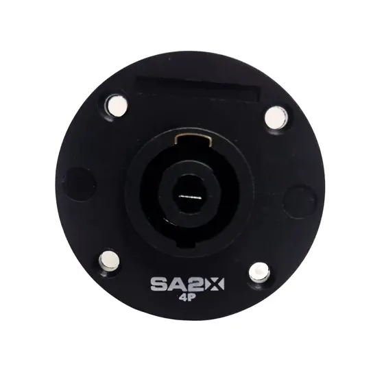 Plug Speakon Fêmea Painel 4 Polos - Santo Angelo -sa2x