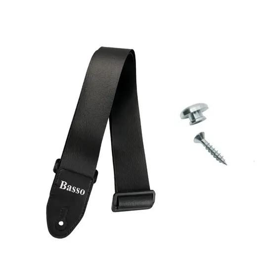 Correia P/ Violão Guitarra e Contra Baixo Basso NY01 + Roldana