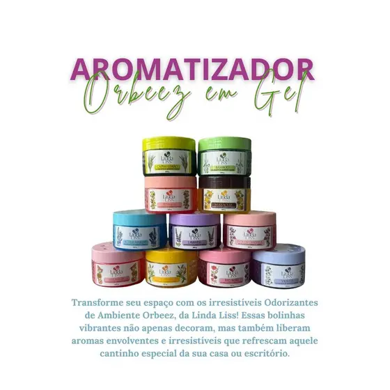 Aromatizador Orbeez em Gel 200g - LINDA LISS