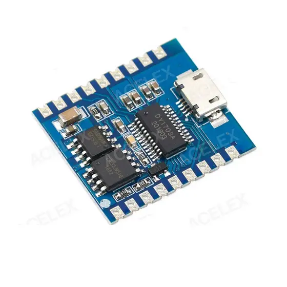 Módulo MP3 DY-SV17F com Memória 4 MByte I/O UART 5W