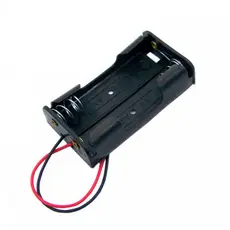 Peças - Suporte P/2 Pilhas Palito Aaa Canoa Preto