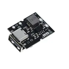 Carregador de Bateria de Lítio 5V 2A e Conversor STEP UP USB C