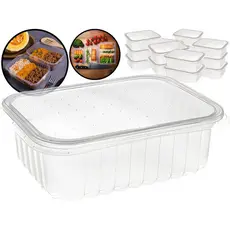 Pote Marmita 24und 750ml C/ Tampa Embalagem Descartável Fitness Fit Freezer Microondas PraFesta Dieta Alimentos