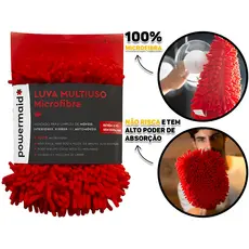 Luva Multiuso De Microfibra Para Limpeza De Carro Moto Automóvel Vidro Móveis Pano Mágico Powermaid