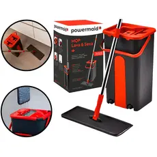 Mop Giratório Cabo Extensível Esfregão Lava Seca Balde Rodo Limpeza De Pisos Vidros Janelas Multiuso