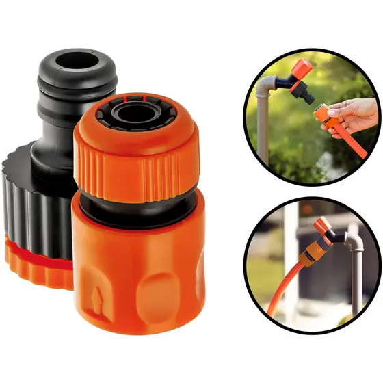 Kit Engate Rápido Passagem Livre 1/2 + Conexão Universal Para Torneira Mangueira 1/2 E 3/4 Herc