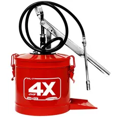 Engraxadeira Graxeira Manual 7 Kg Bomba De Graxa JHF4X Oficina Caminhão Trator Máquina Hydronlubz