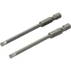 Jogo Bits Ponteiras Fenda Encaixe Sextavado 1/4 4mmx75mm Vonder