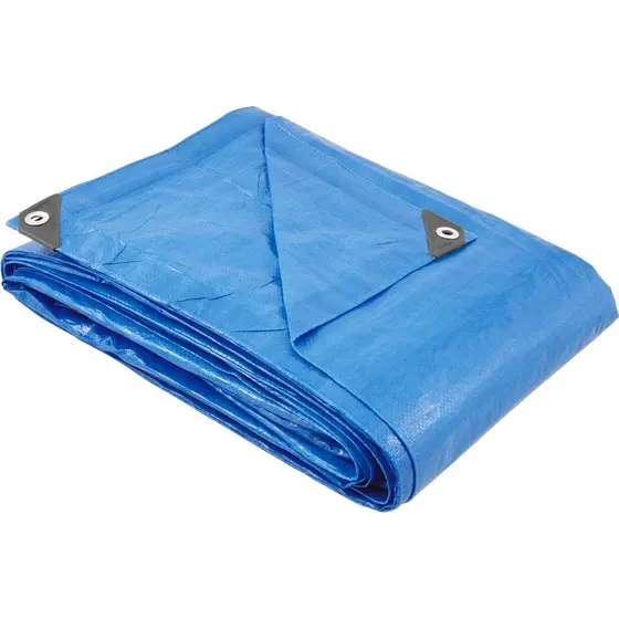 Lona polietileno 7x6m azul 150 micras média - Vonder