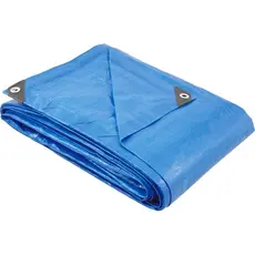 Lona polietileno 7x6m azul 150 micras média - Vonder