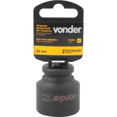 Soquete Sextavado Impacto Encaixe 1/2 30mm Vonder