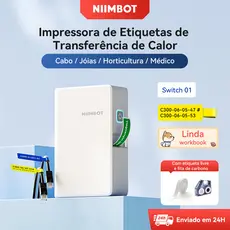 Niimbot N1(B18) Impressora De Etiquetas Transferência De Calor Inteligente Bluetooth Fabricante Cabo Jóias Horticultura
