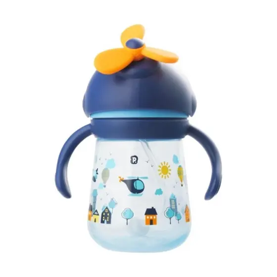 Copo de Treinamento com Alça e Helice 330ml Pimpolho