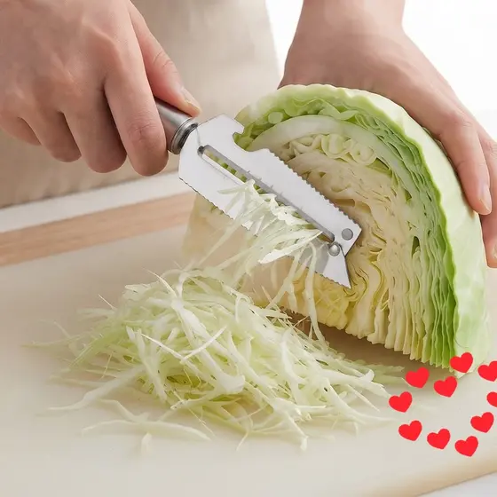 Faca e Descascador Multifuncional 5 em 1 Aço Inoxidável Master Chef