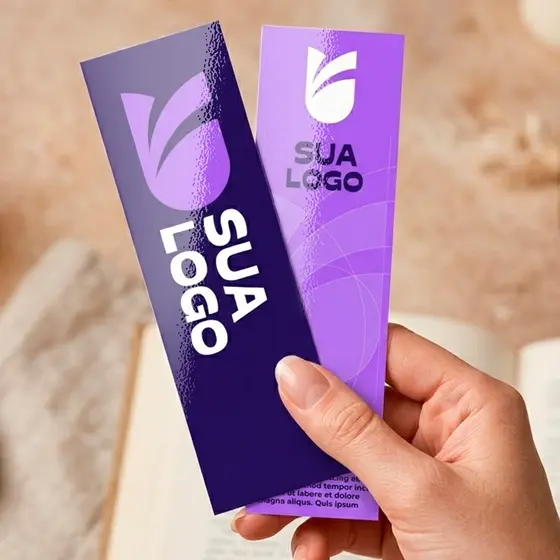 Marca Página Personalizado Frente E Verso Em Couché