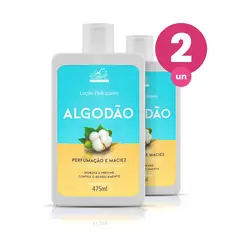 Kit 2 Loção Hidratante Desodorante Algodão 475ml Belkit