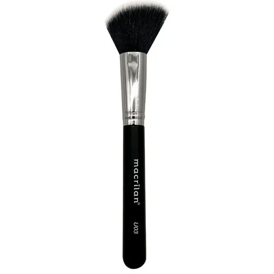 Pincel Chanfrado Para Blush Profissional Ultra - Macrilan - U03