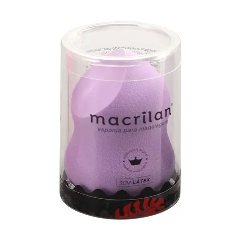Esponja Gota Chanfrada HD Para Maquiagem - Macrilan - EJ1-33