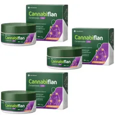 Kit 3 Cremes Massageador Cannabiflan Raiz Sativa 120g Relaxante