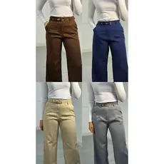 CALÇA FEMININA ALFAIATARIA PREMIUM PANTALONA COM CINTO ENCAPADO
